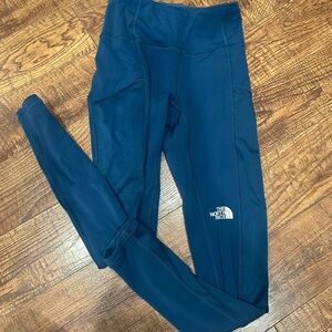 The North Face Blue Fleece Lined Leggings